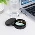 2 Compartment Metal Pill Box - Waterproof Aluminium Travel Pill Case Daily Purse Pocket Medicine Container, Portable Pill Organizer Holder for Med...