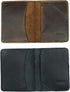 Hide & Drink, Leather Bifold Card Wallet Diagonal, Holds Up to 5 Cards Plus Folded Bills, Cash Organizer, Accessories, Handmade :: Charcoal Black...