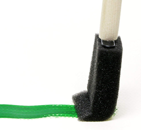 1 Inch Sponge Brushes for Painting DIY Crafts Foam Paint Brush with Wooden Handles for Staining Stencils Art Project Decoupage Acrylics Varnishes ...