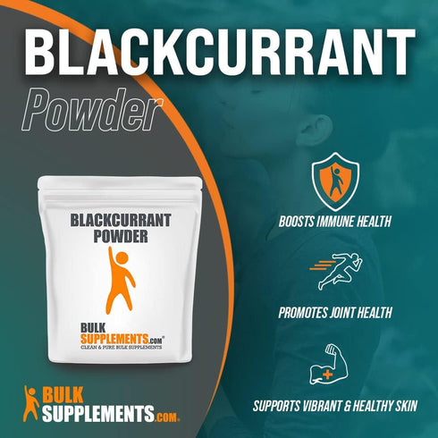 BulkSupplements.com Blackcurrant Powder - Antioxidants Supplement - Dried Fruit Powder - Black Currant Berry Powder - Eye Supplements (100 Grams -...