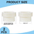 2Pcs Pool Umbrella Stabilizer Adapte Umbrella Cone Wedge Threaded Adapter Sleeve Fits for Outdoor Patio Deck 1 3/4" Swimming Pool Beach Outdoor Su...