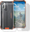 Phone Case for Blackview BV7100 (6.58") with 4 X Tempered Glass, Ultra-Thin Silicone Shockproof Clear Soft TPU Bumper Shell + Protective Film for ...