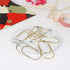 Gold Jumbo Paper Clips, Multibey 2" Non-Skid Metallic Large Wide Paper Clips Bookmark in Reusable Holder Office Supplies Decor, 30PCS Per Box (Gol...