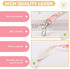 Dog Harness and Leash Set with Bow Knot No Pull Pet Daisy Floral Harness with D-Ring Soft Mesh Dog Harness Vest Set Escape Proof Princess Puppy Ha...
