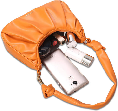 Shoulder Bags for Women, Cute Hobo Tote Handbag Mini Clutch Purse with Zipper Closure...