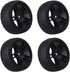 12mm Hub Wheel Rims & Rubber Tires Compatible with RC 1/10 on-Road Touring Racing Drift Car(Pack of 4)...