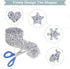Rhinestone Ribbon, Crystal Decoration Banding Belt Sparkling Ribbon Wrap Roll DIY Accessories with Back Adhesive Glue for Arts Crafts Wedding Birt...