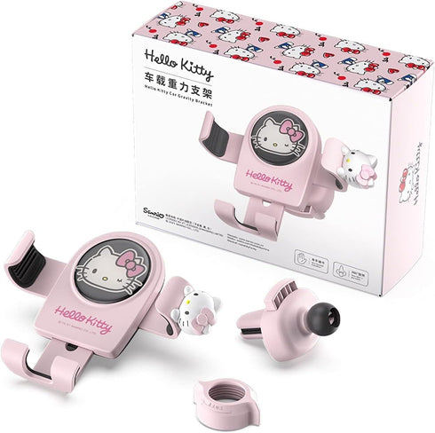 Cute Phone Mount for Car, Pink Cat Air Vent Clip Car Phone Holder Mount Fit for All Cell Phone, Pretty Car Accessories for Women and Girls......