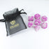 Pink and White DND Dice - 'Cherry Blossom'...