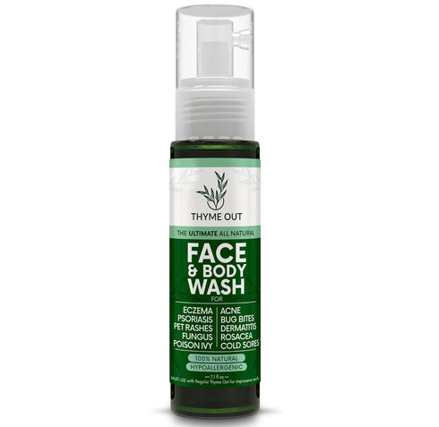 All Natural Face & Body Wash for Eczema, Psoriasis, Pet Rashes, Poison Ivy, Acne, Bug Bites, Dermatitis, Rosacea & Cold Sores - Soothes Itching, a...