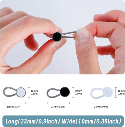 30pcs, Collar Extenders,Elastic Button Extender for Dress Shirts,Invisible Neck Extender, Button Extenders for Men and Woman for Dress, Shirts,Sui...