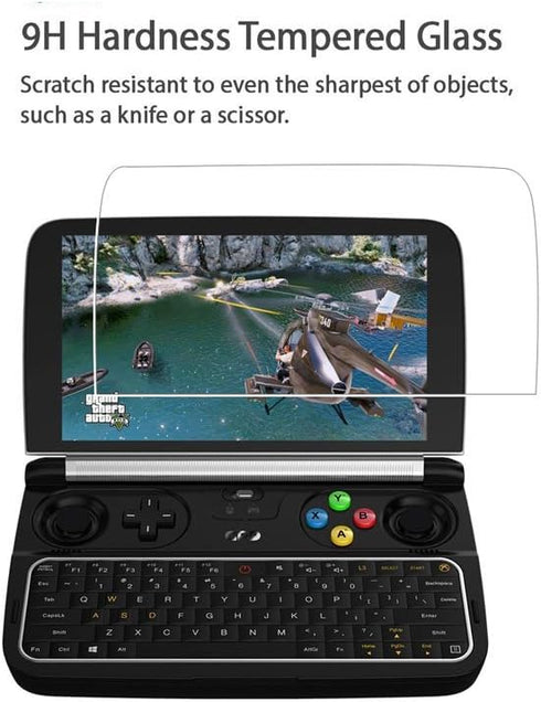 for GPD WIN 2 Screen Protector,9H Hardness Tempered Glass Screen Protector for GPD WIN 2 with Anti-fingerprint Bubble-Free Crystal Clear...