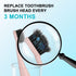 YUNCHI Replacement Toothbrush Heads for Burst Electric Toothbrush Adults with Dust Cover Caps, Soft Charcoal Bristles for Deep Cleaning, Plaque Re...