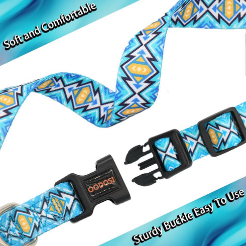 Dog Collar, Soft Adjustable Dog Collars Stylish Design and Durable Pet Collar for Small, Large, Medium Dogs...