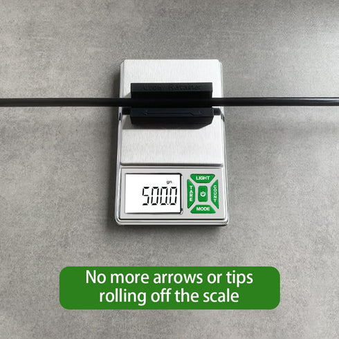Arrow Scale Digital Grain, Archery Scale, Arrow Weight Scale with Arrow Holder, Large Backlight Display, 3086 Grains x 0.1gn, 200g x 0.01g, 6 Weig...