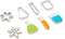 Fox Run Science Cookie Cutter Set, Chemistry Lab Cookie Cutters, Set of 4...