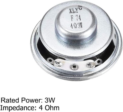 uxcell 3W 4 Ohm Micro Internal Speaker Magnet Loudspeaker 40mm Dia 4pcs...