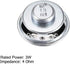 uxcell 3W 4 Ohm Micro Internal Speaker Magnet Loudspeaker 40mm Dia 4pcs...