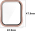 Case with Tempered Glass Screen Protector for SKG V7 & SKG V7 Pro, Slim Guard Bumper Full Coverage Hard PC Protective Cover HD Ultra-Thin Cover fo...