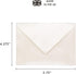 Pukka Pad, Carpe Diem Gummed Envelopes for Greeting Cards and Invitations - Pack of 25 Fresh White Envelopes - A2, 4.38 x 5.75 in...