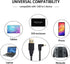 Poyiccot USB Type C 90 Degree Cable 3.3feet/1m, Up & Down Angle USB 3.0 A to USB C Fast Charging Cable for Samsung Galaxy, Tablets and More......