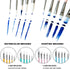 HIMI Little Bird Paint Brushes Set 5 Pcs for Acrylic Oil Gouache Paint?1 Wide Brush, 3 Fan Brush,1 Liner Brush, Interesting Designed Nice Gift for...