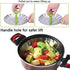 Vegetable Steamer Basket, Stainless Steel Folding Steamer with Extending Removable Center Handle Insert for Veggie Seafood Cooking to Fit Various ...