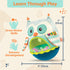 B. toys- B. baby- Owl Be Back- Baby Toy- Crawling- Tummy Time- Sensory & Musical Toy for Babies- Wobbling Toy with Colorful Balls – 6 Months...