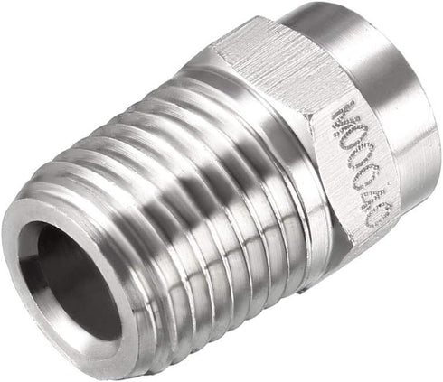 uxcell Pressure Washer Nozzle, 1/4NPT Thread Spray Tip, 2 Pcs (0 Degree, 1.2mm Orifice Diameter)...