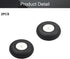 Fielect 3 inch RC Model Airplane Super Light Sponge Tire Tail Wheel Tire and Wheel Sets for RC Car Airplane PU Sponge Tire with Plastic Hub 2 Pcs...