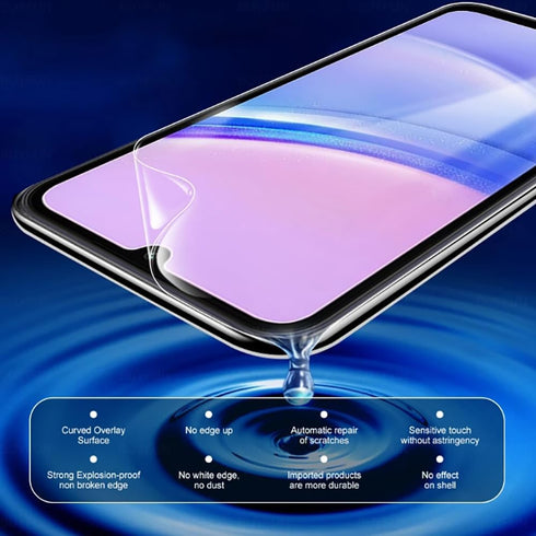 [2Pack Soft Hydrogel Screen Protector for Samsung Galaxy A15 4G/5G, Upgraded Non-breakable Flexible TPU Protective Film (NOT Tempered Glass)...