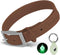 Adjustable Dog Collar with Airtag Holder: Durable Dog Collars, Soft Rubber Coated Webbing, Waterproof and Easy to Clean, for Small Medium Large Do...