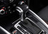 iJDMTOY 2pc Set Glossy Black Carbon Fiber Pattern Shift Knob Cover Shell Compatible with Audi 2013-2016 A4 A5 Q7, 2012-2015 A6 A7, 2013-2017 Q5, e...