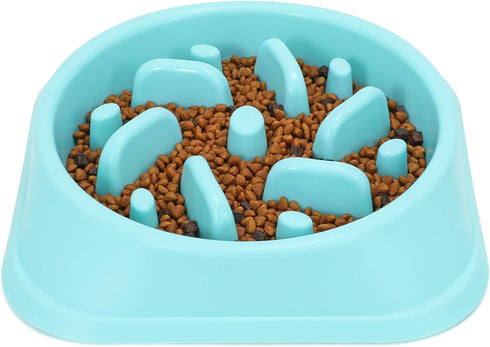 JASGOOD Slow Feeder Large Dog Bowls Slow Eating Pet Bowl Eco-Friendly Non-Toxic Preventing Choking Healthy Design Bowl for Large Dog Pet Stop Bloa...