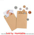 200 Pack Small Coin Envelopes Self-Adhesive Kraft Paper Seed Envelopes Mini Parts Small Items Stamps Storage Packets Envelopes for Garden, Office ...