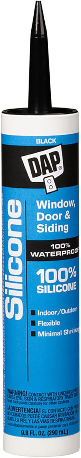 Dap 08642 9.8 fl oz Dow Corning® Black Silicone Sealant...