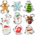 Christmas Cookie Cutters Set of 9 - Star Tree Angel Bell Stocking & More Shapes Stainless Steel...