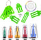 HONEYSEW Set of 15 Size Fabric Bias Tape Maker Tools Fabric Sewing Quilting Bias Binding Maker Come with 40 pcs of Multi-Color Quilting Pins Jelly...