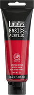 Liquitex BASICS Acrylic Paint, 118ml (4-oz) Tube, Naphthol Crimson...