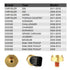 05149064AA Engine Oil Pressure Switch Sender Sensor Replacement for 1999-2002 Jeep Wrangler 2.5L 4.0L...