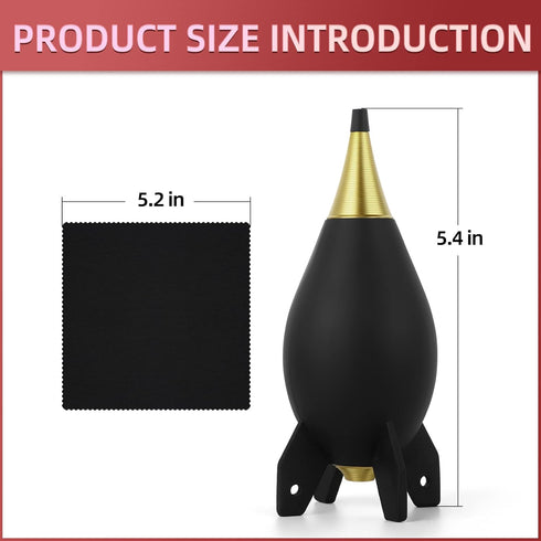 Rocket Air Blower Dust Blaster for Camera Lens Digital SLR Laptop Keyboard...