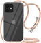 YESPURE for iPhone 11 Case Clear Neck Hanging Adjustable Shoulder Lanyard Crossbody Phone Cover Women Girls Soft TPU Slim Protective Strap Mobile ...