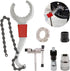 Bike Tool Kit, 6 Pcs Professional Bicycle Repair Tools for Mountain Bike with 3-in-1 Cassette Remover Wrench Chain Breaker Crank Puller Extractor ...