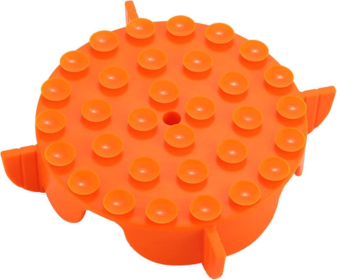 Slow Feeder Insert,Dog Bolw Slow Down Eating Cutable Slow Feeder Silicon Rubber Insert for Dog Bowl for Dog/Cat/Puppy (Large, Orange)...