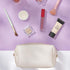 PU Leather Cosmetic Bag for Women Minimalism Makeup Bag for Daily Use Portable Storage Purse Small Neat Cosmetic Pouch Water-resistant Toiletry Ba...