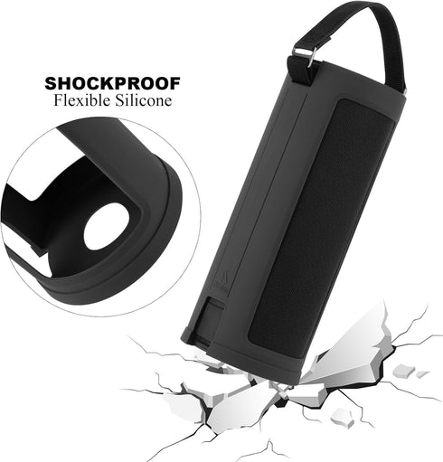 TXEsign Silicone Case Cover for Ultimate Ears MEGABOOM 3 Portable Wireless Bluetooth Speaker, Travel Protective Cover Carrying Pouch w Handle Adju...