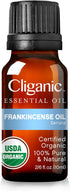 Cliganic Organic Frankincense Essential Oil - Boswellia Serrata, 100% Pure Natural Undiluted, for Aromatherapy | Non-GMO Verified (Packaging May V...