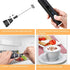 Milk Frother Handheld, Immersion Blender Cordlesss Foam Maker USB Rechargeable Small Mixer with 2 Stainless Whisks?Wisker for Stirring 3-Speed Adj...