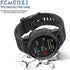 Screen Protector Compatible for Garmin Approach s70 42mm Smartwatch TPU Soft Frame Cover Case and Tempered Glass Protective Film (Pack of 3+2)...