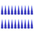 PATIKIL 22Ga Tapered Tip Dispensing Needle, 20Pcs Plastic Needle Tube Blunt Tips with Luer Lock for Glue Oil Applicator, Blue...